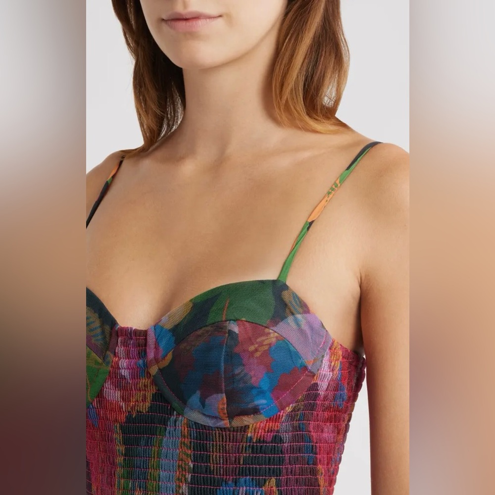 NWT Hutch Multicolor Pleated Maxi Dress - Picture 7 of 10